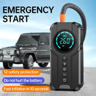 Portable 4-in-1 Car Jump Starter with Air Pump, Power Bank, and LED Lighting