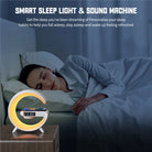 Intelligent 4 in 1 Alarm Clock and Wireless Charging Station